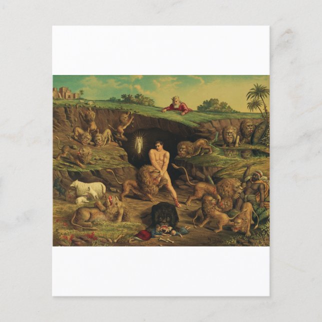 Daniel dans la fosse aux lions (Devant)