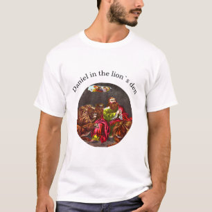 Daniel dans le t-shirt de la tanière du lion