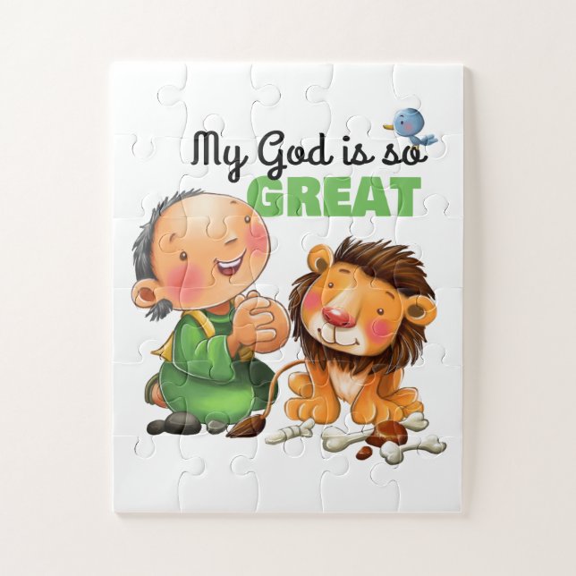 Daniel et le puzzle des enfants lions (Vertical)