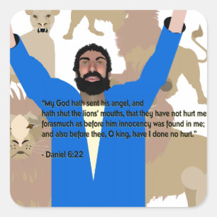 Daniel in the Lions' Den I Stickers
