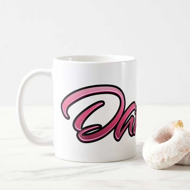 Daniela faded pink Tasse de thé (Avec donut)