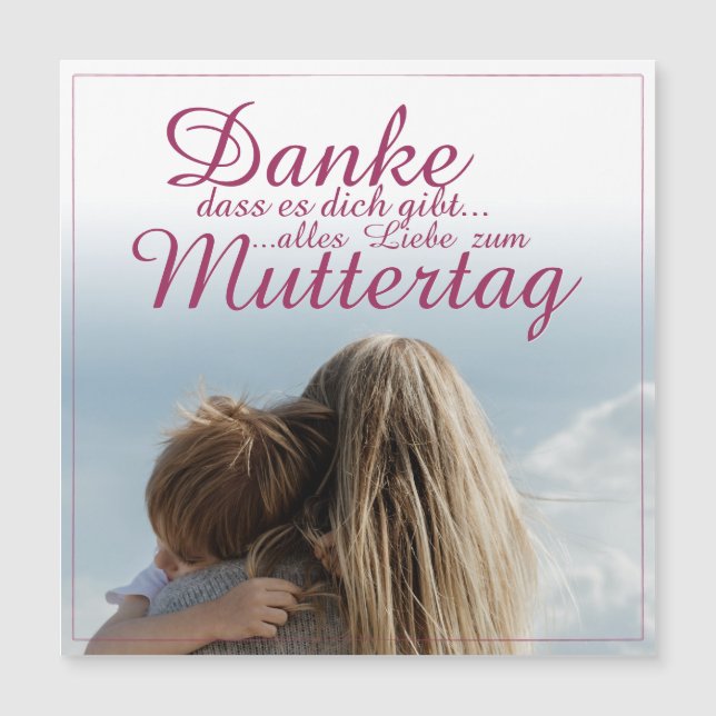 Danke, dass es dich gibt, Muttertag, Mutter & Kind (Devant)