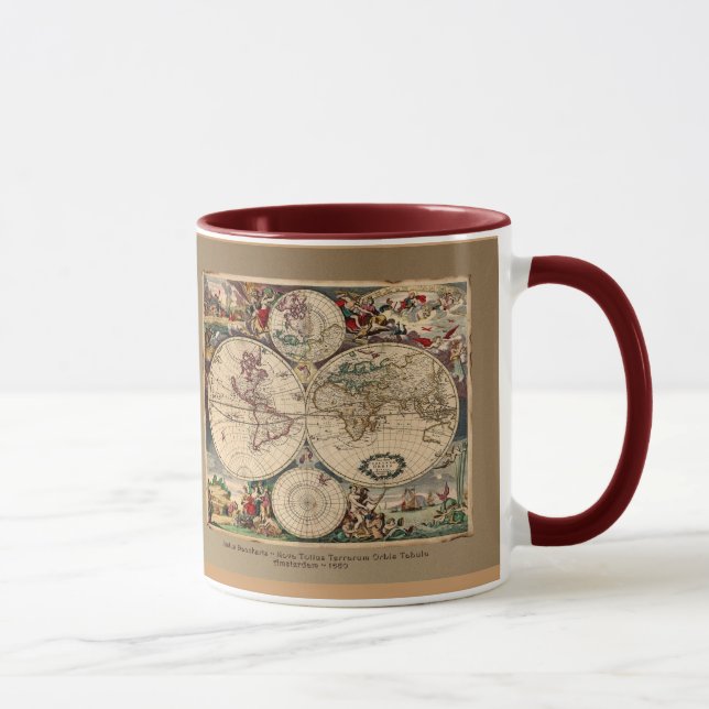 Dankert's Antique World Map Mug Series (Droite)