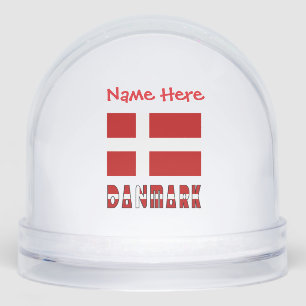 Danmark Dannebrog Rouge Personnalisé