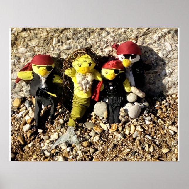 Danni la Sirène et les Pirates Affiche (Devant)