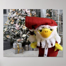 Danny Duck Père Noël. Affiche