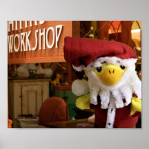 Danny Duck Père Noël. Affiche