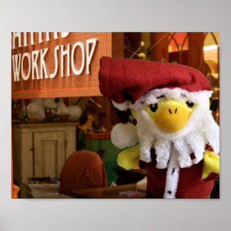 Danny Duck Père Noël. Affiche