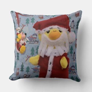 Danny Duck Père Noël Christmas Lumbar Coussin