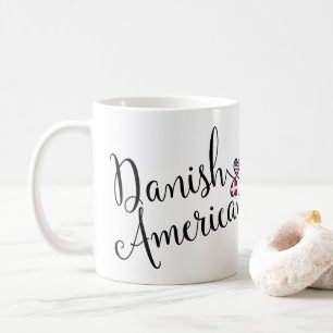 Danois-Américain Coeurs Enmêlés Mug