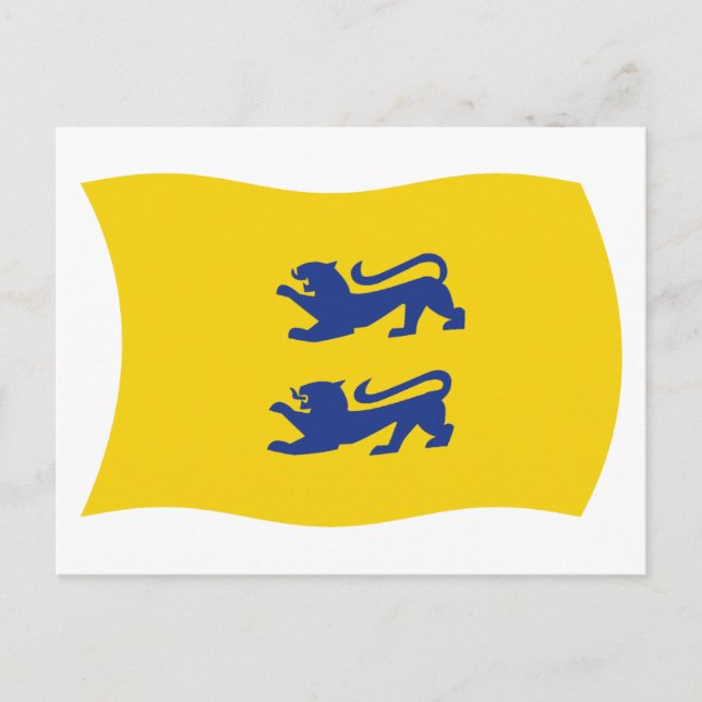 Danois Minorité du Schleswig du Sud Drapeau Cartes (Devant)