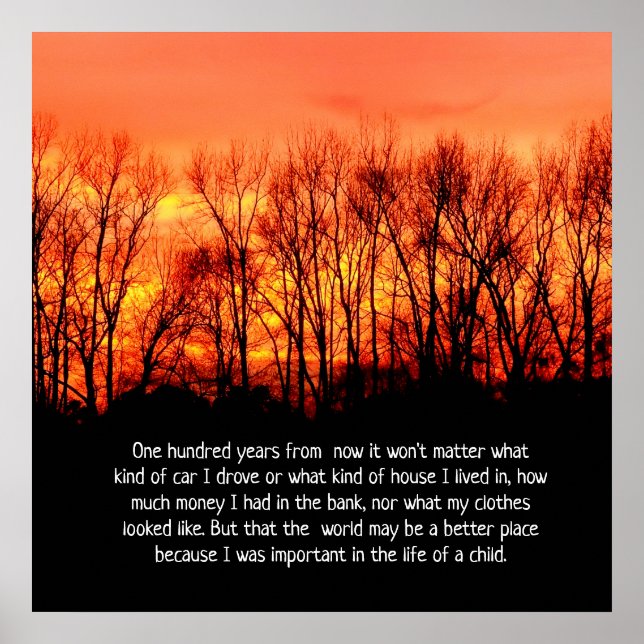 Dans cent ans - grand poster (Devant)