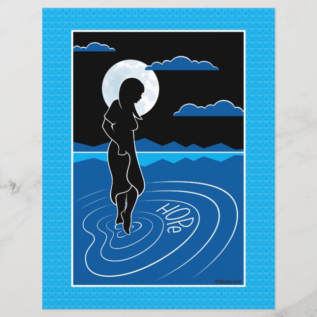 Dans cette réflexion profonde 2_feuille de papier  (Devant)