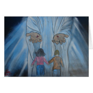 "Dans des ses mains "