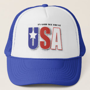 Dans Dieu nous faisons confiance au casquette
