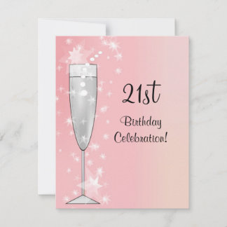 Dans la 21ème invitation rose de fête