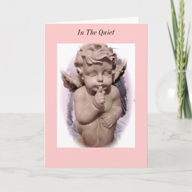 Dans La Carte De Voeux Tranquille (Devant)