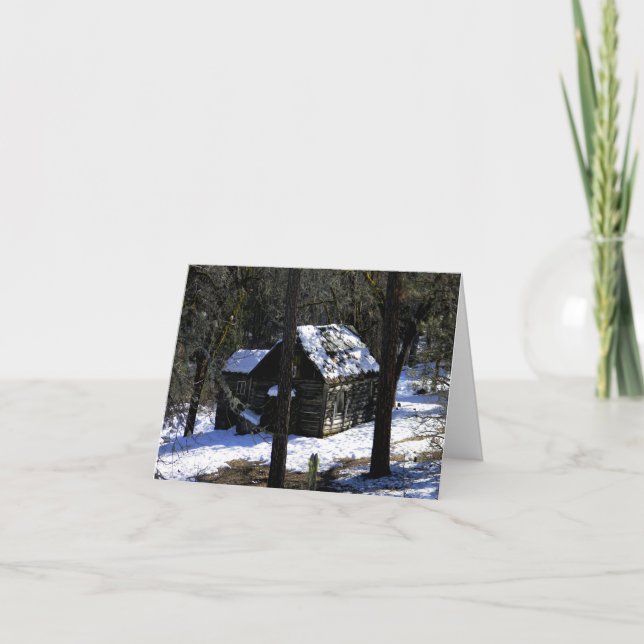 Dans la carte froide de Noël/hiver.... (Devant)