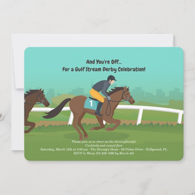 Dans la course Derby Invitation (Devant)