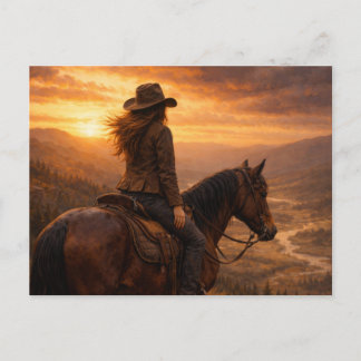 Dans la lumière | Art équestre | Carte postale