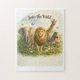 Dans la nature – Puzzle majestueux des animaux de 