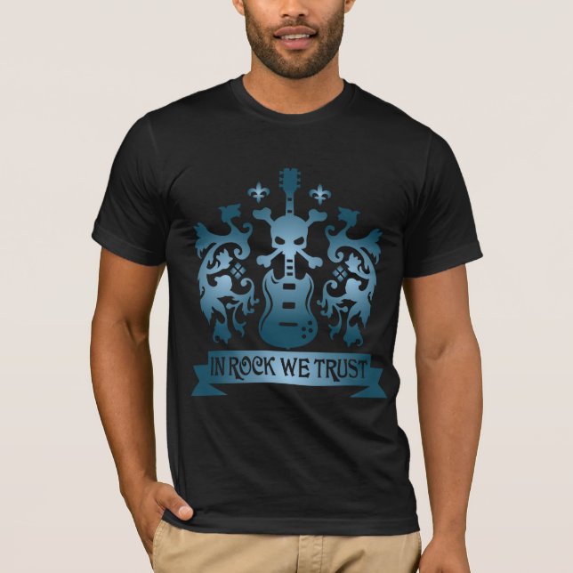 Dans la roche nous faisons confiance au T-shirt (Devant)