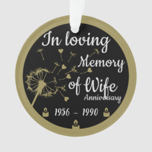 Dans l'amour Mémoire Mort Anniversaire Femme