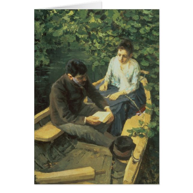 Dans le bateau, 1888 (Devant)