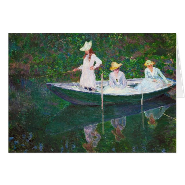 Dans le bateau norvégien chez Giverny Claude Monet (Devant Horizontal)