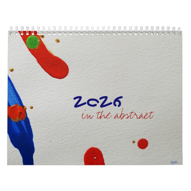 Dans le calendrier 2026 Abstrait (Protection)