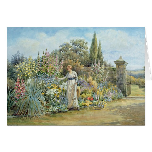 Dans le jardin (Devant horizontal)