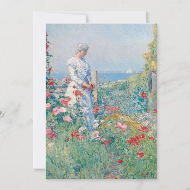 Dans le jardin | Childe Hassam (Devant)