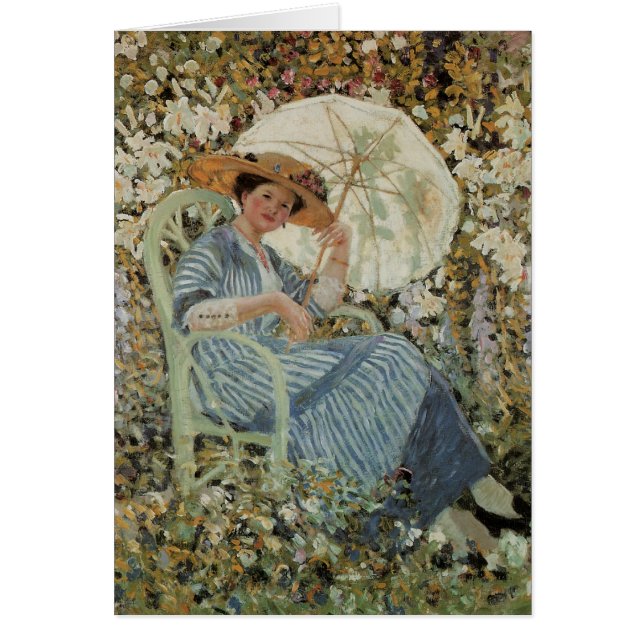 Dans le jardin, Giverny par Frederick Frieseke (Devant)