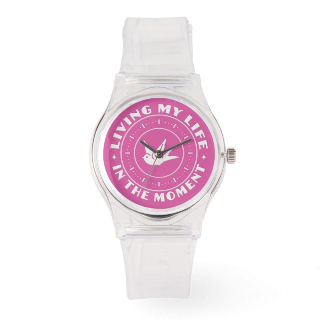 DANS LE MOMENT montres personnalisées (Recto)