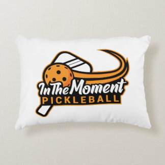 Dans Le Moment Pickleball Blanc Coussin Rectangle