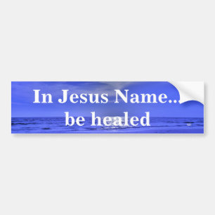 DANS LE NOM DE JÉSUS BUMPER STICKER