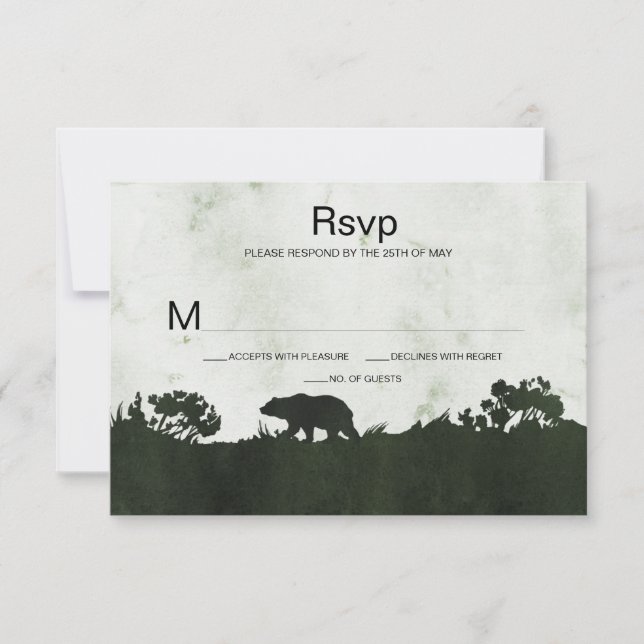 Dans le paysage émeraude rustique sauvage RSVP (Devant)