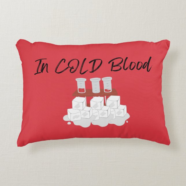 Dans le sang froid Véritable crime Accent Coussin (Devant)