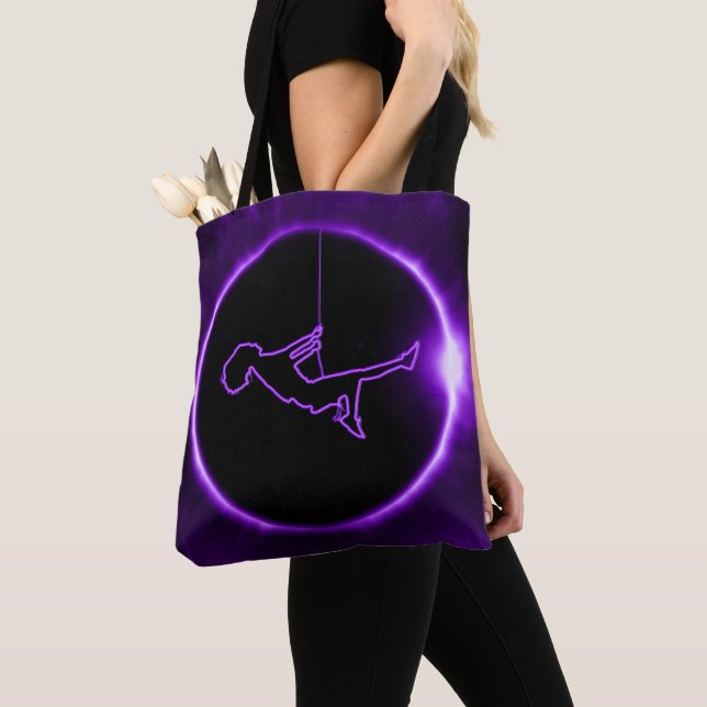 dans le soleil violet - sac fourre-tout (De près)