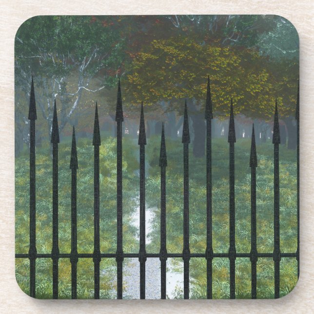 Dans le vieux Dessous de verre de liège forestier (Devant)