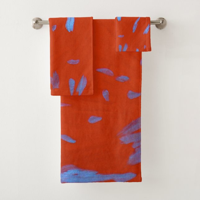 Dans L'Ensemble De Serviettes De Bain Volcano (En situation)
