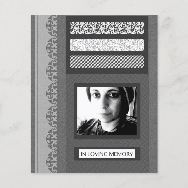 dans les annonces de service funéraire de mémoire  (Devant)