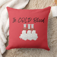 Dans les coussins d'oreiller de sang froid