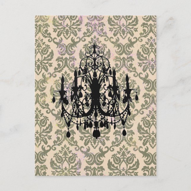 Dans Love Chandelier ~ Carte postale / Invitation (Devant)