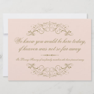 Dans Love Mémoire Blush Antique Flourish Mariage