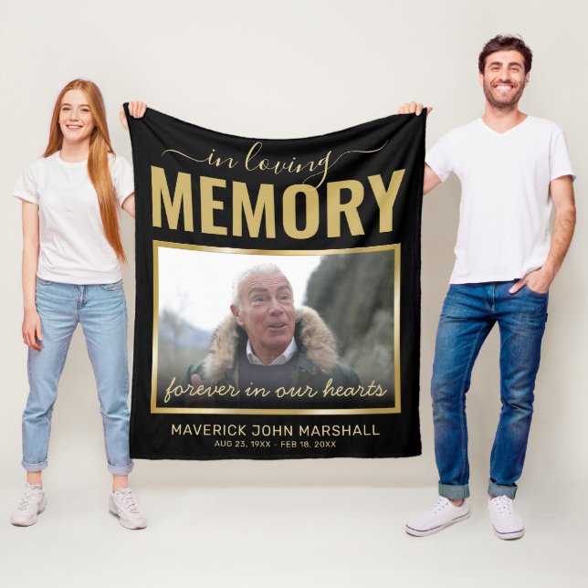 Dans Love Mémorial Photo Couverture en polaire (En situation)