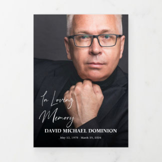 Dans Love Memory Full Photo Memorial Programme