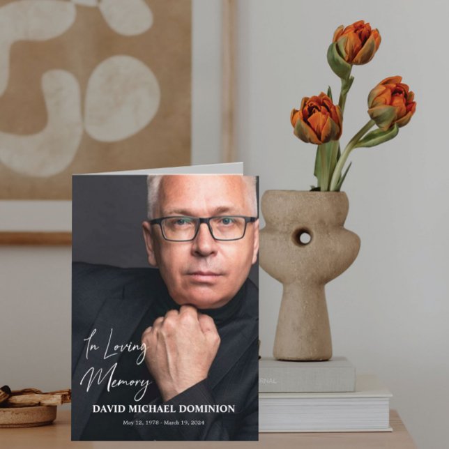 Dans Love Memory Full Photo Memorial Programme (Créateur téléchargé)