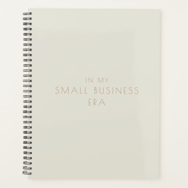 Dans mon ère de petite entreprise Beige 2024 plani (Devant)
