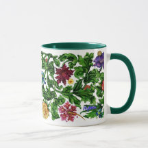 Dans mon jardin - Mug fleuri